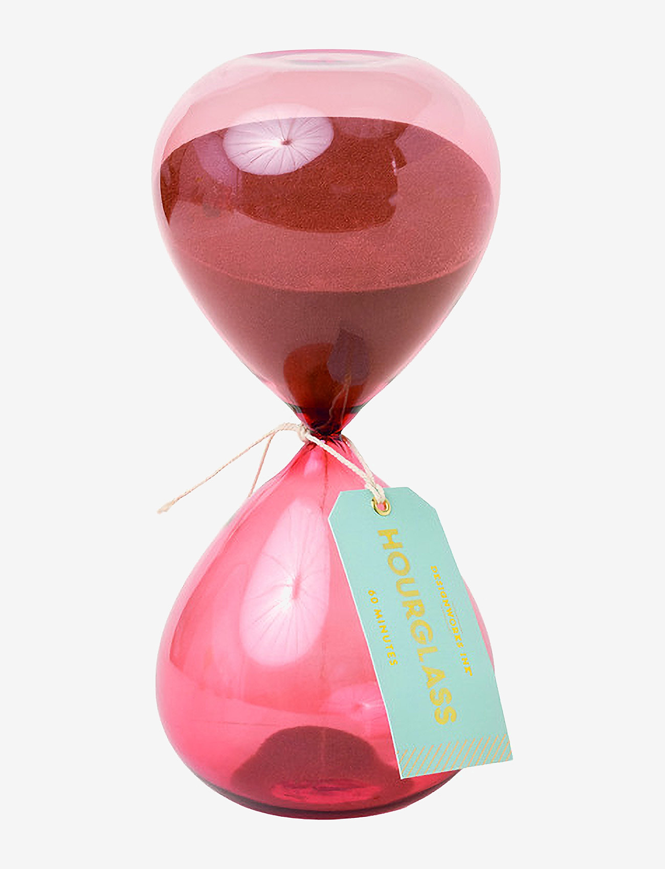 DesignWorks Inc - Hourglass 1 hour Terracotta - pink - 0