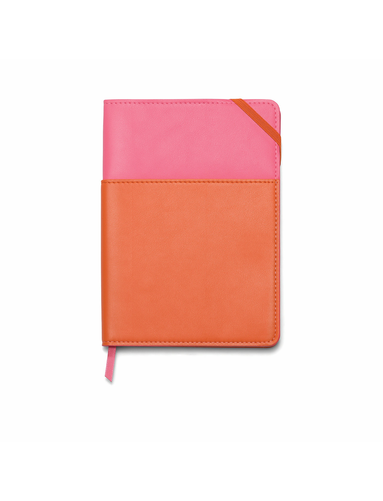 DesignWorks Inc - Vegan Leather Pocket Journal - orange - 0