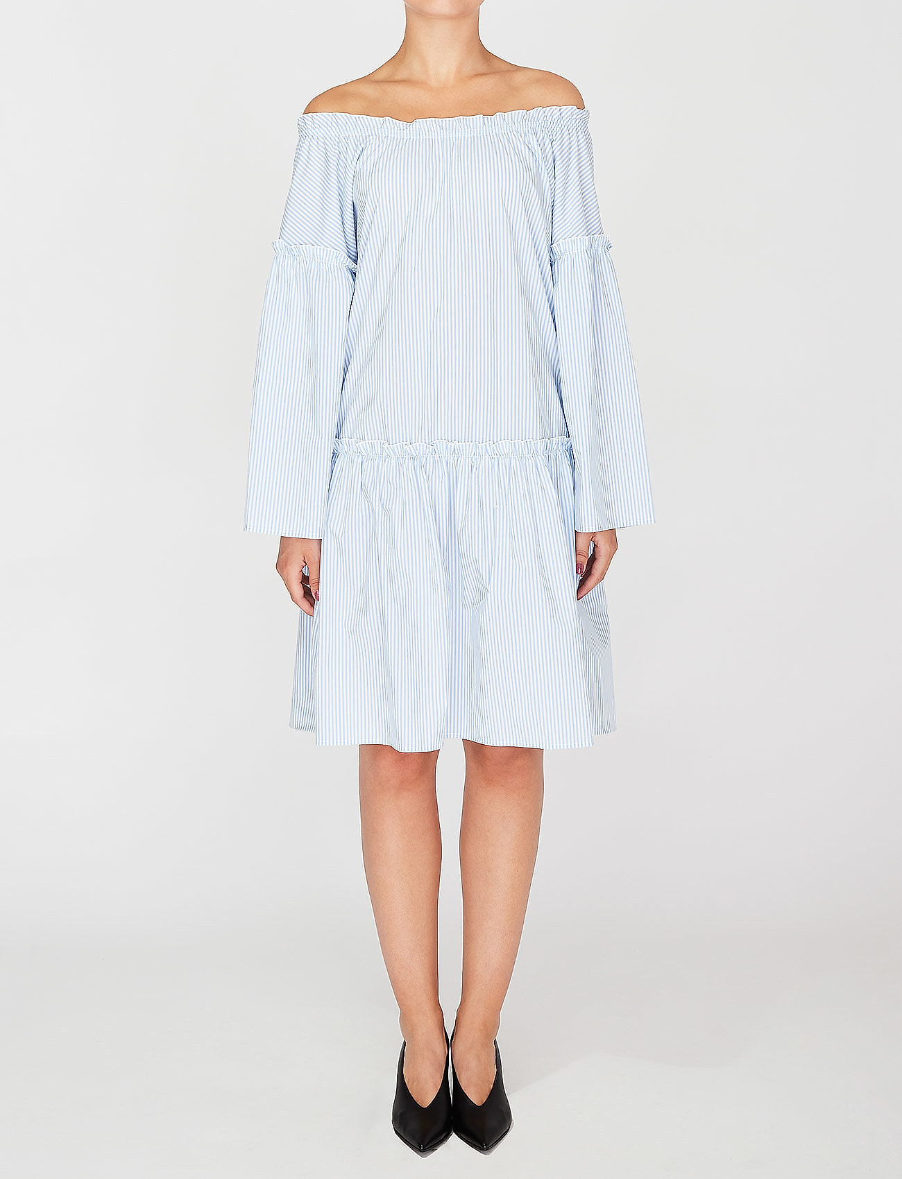 DESIGNERS, REMIX Paula Dress - Kampagne - STRIPES / blue