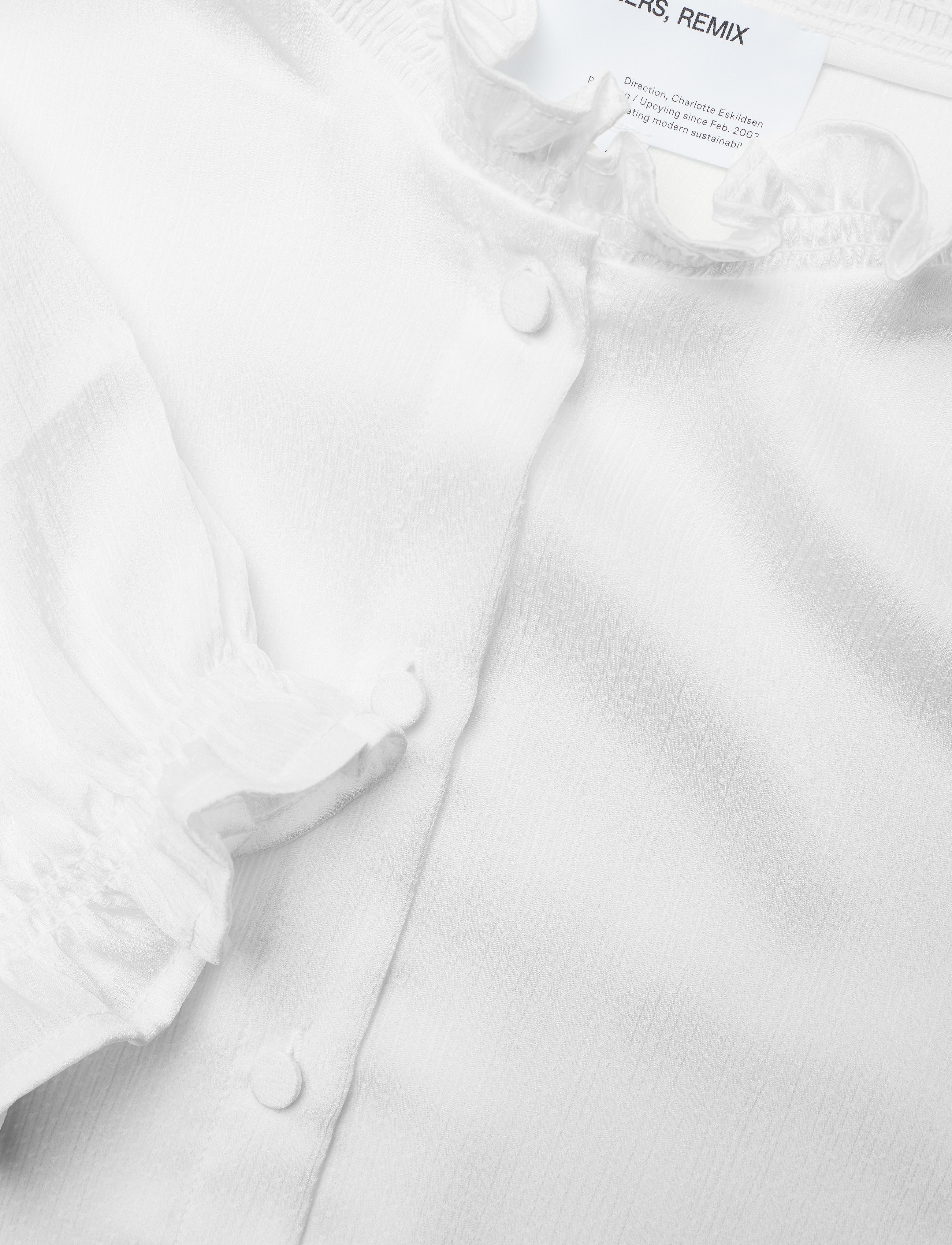 DESIGNERS, REMIX - Elda Ruffle Shirt - cream - 3