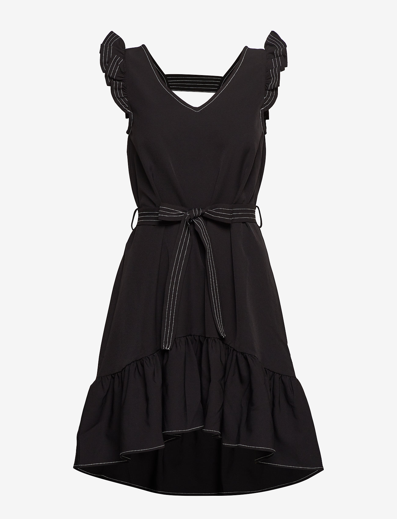 DESIGNERS, REMIX - Veronique V-neck Dress - black - 0