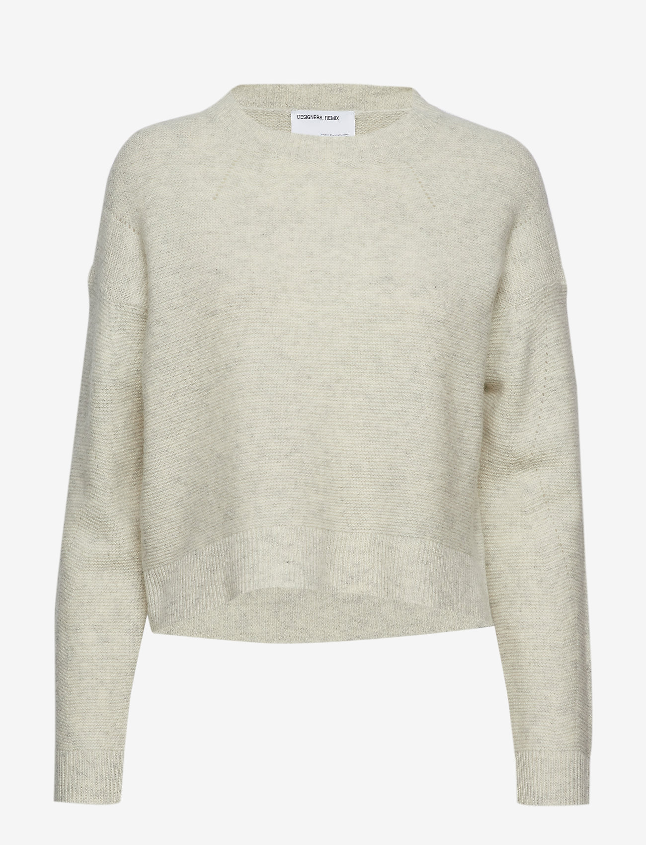 DESIGNERS, REMIX - Silvia Cropped Sweater - oatmeal - 0