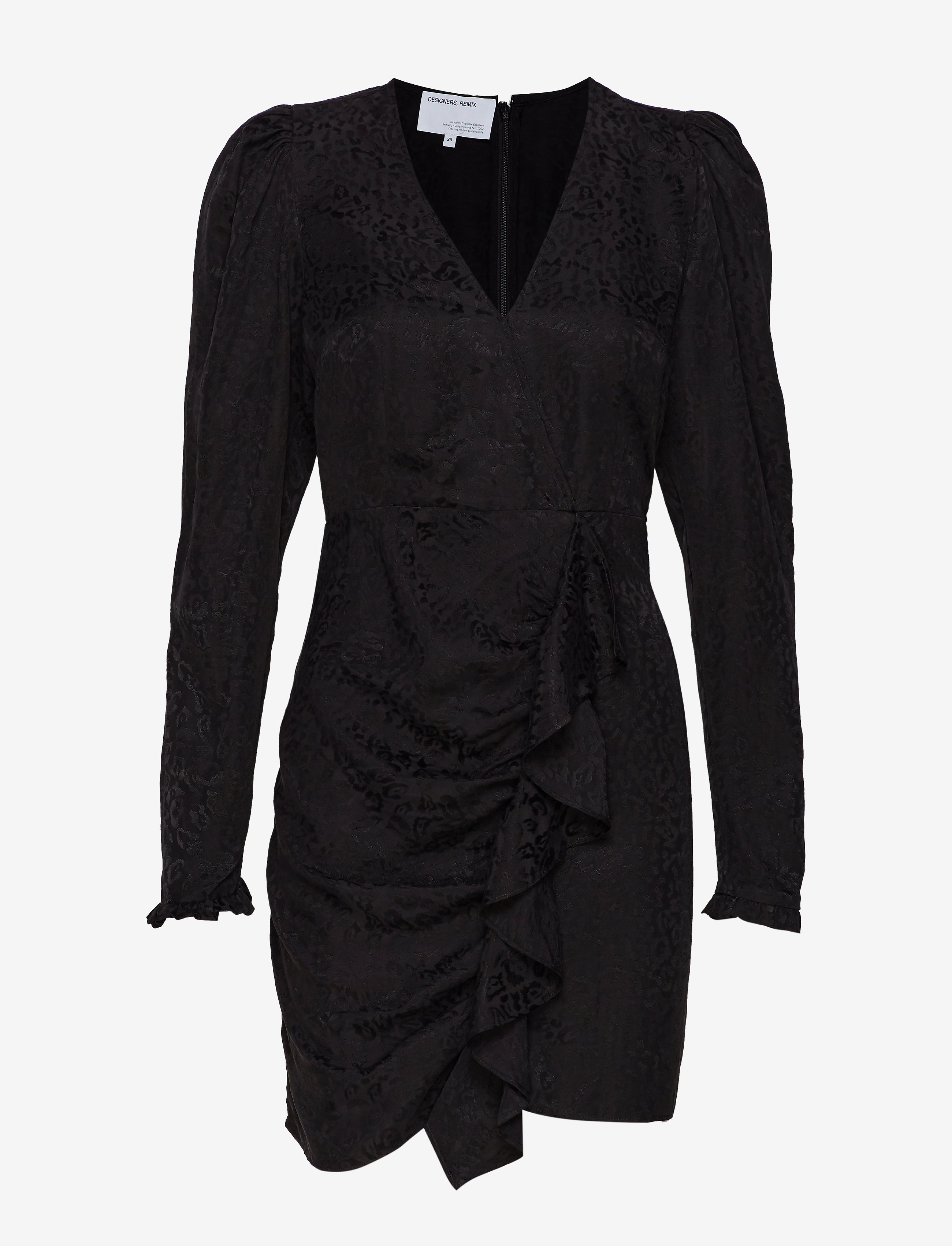 DESIGNERS, REMIX - Ruben Wrap Dress - black - 0