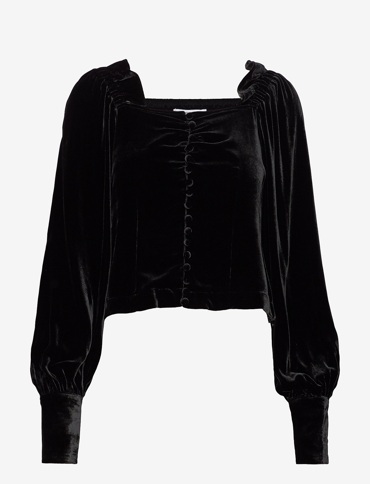 DESIGNERS, REMIX - Sable Button Top - black - 0