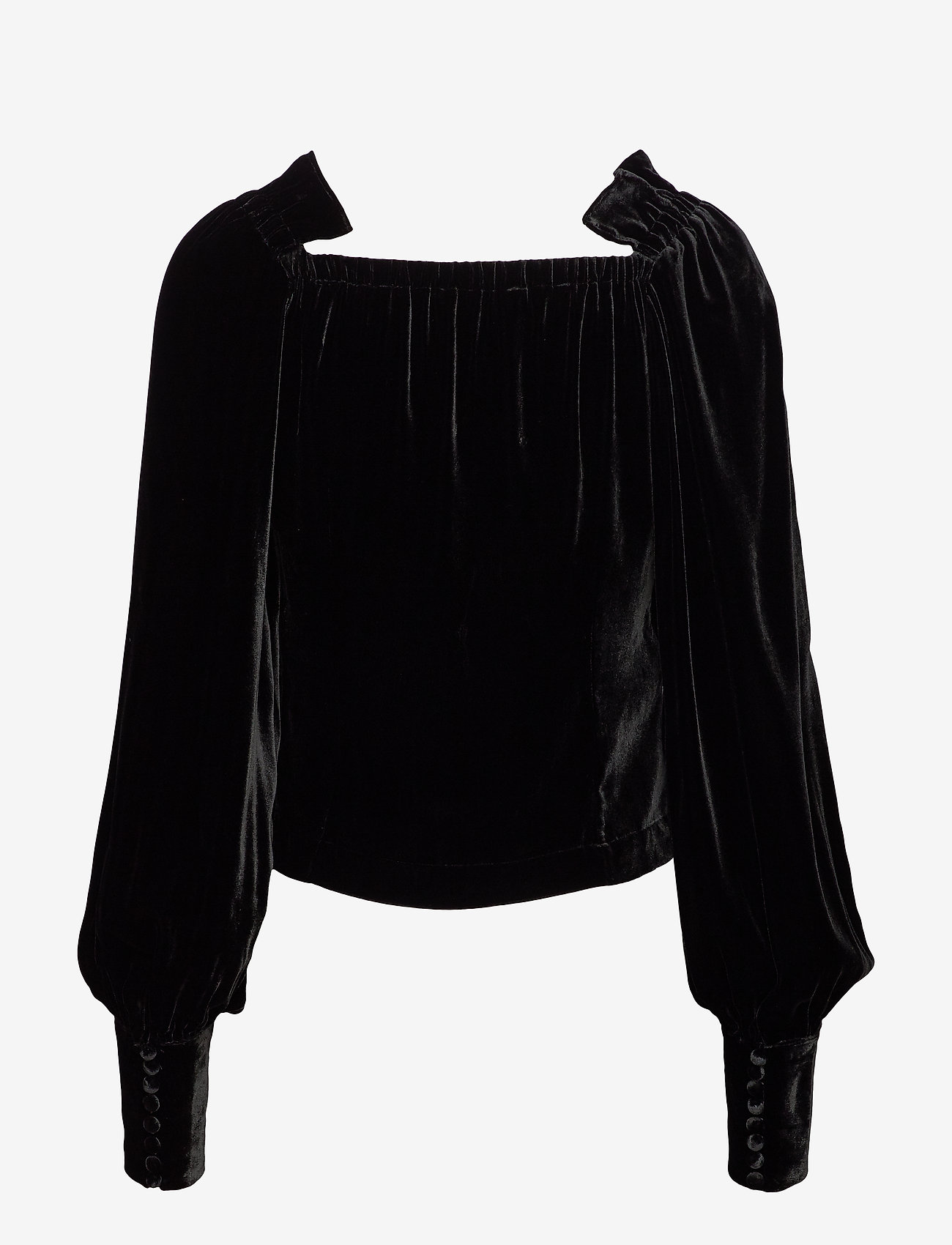 DESIGNERS, REMIX - Sable Button Top - black - 1