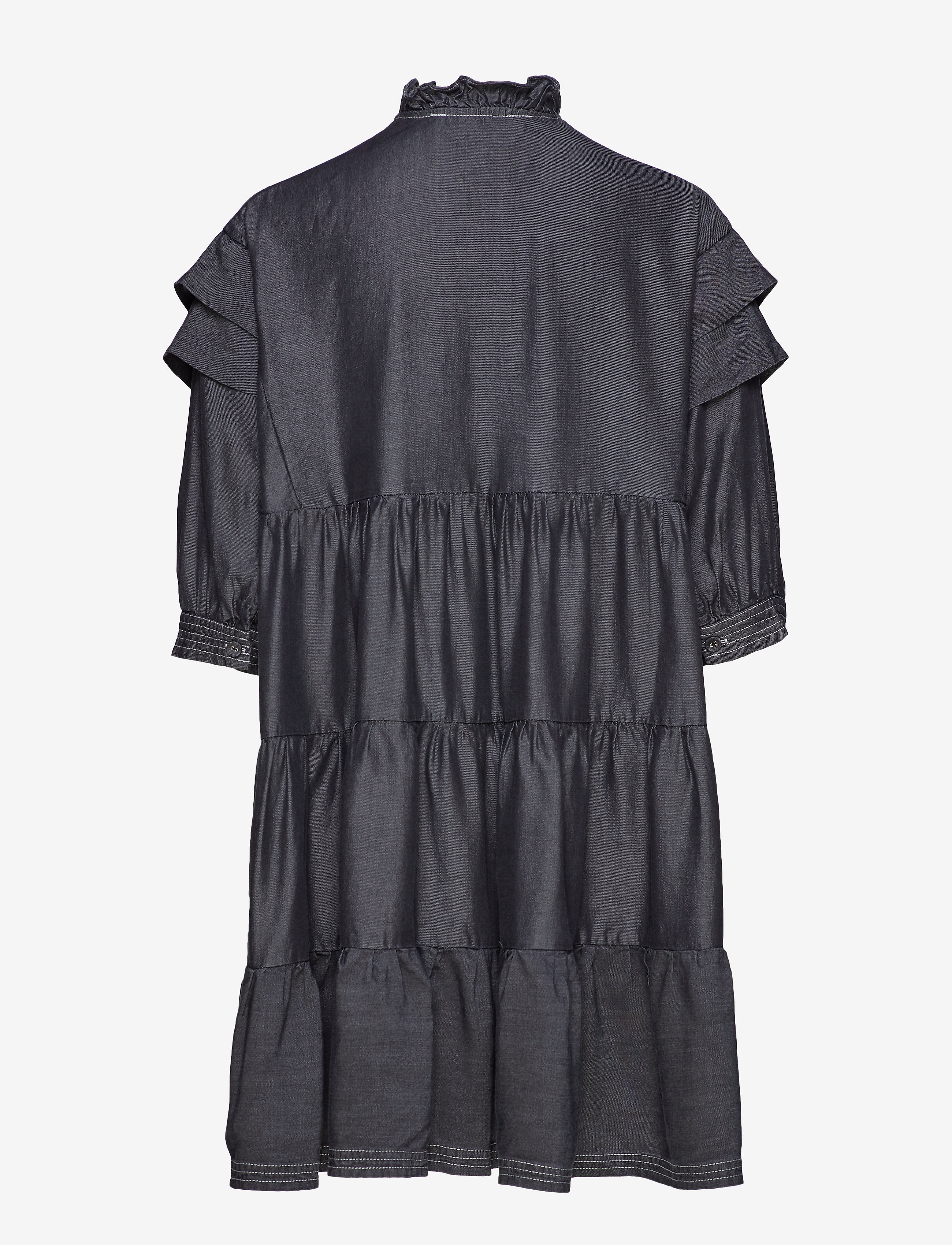 DESIGNERS, REMIX - Polly Layered Dress - black denim - 1