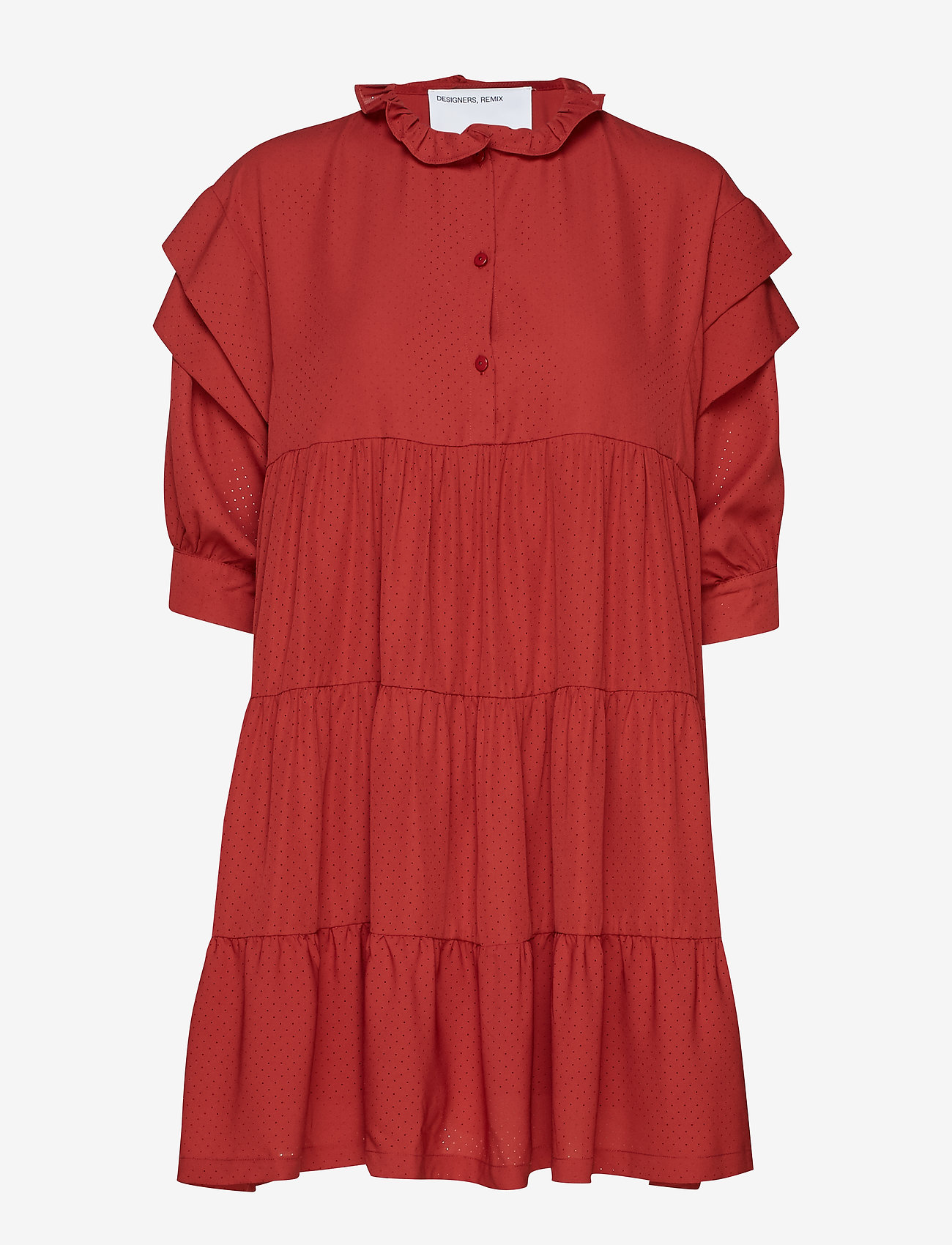 DESIGNERS, REMIX - Byron Layered Dress - ox blood - 0