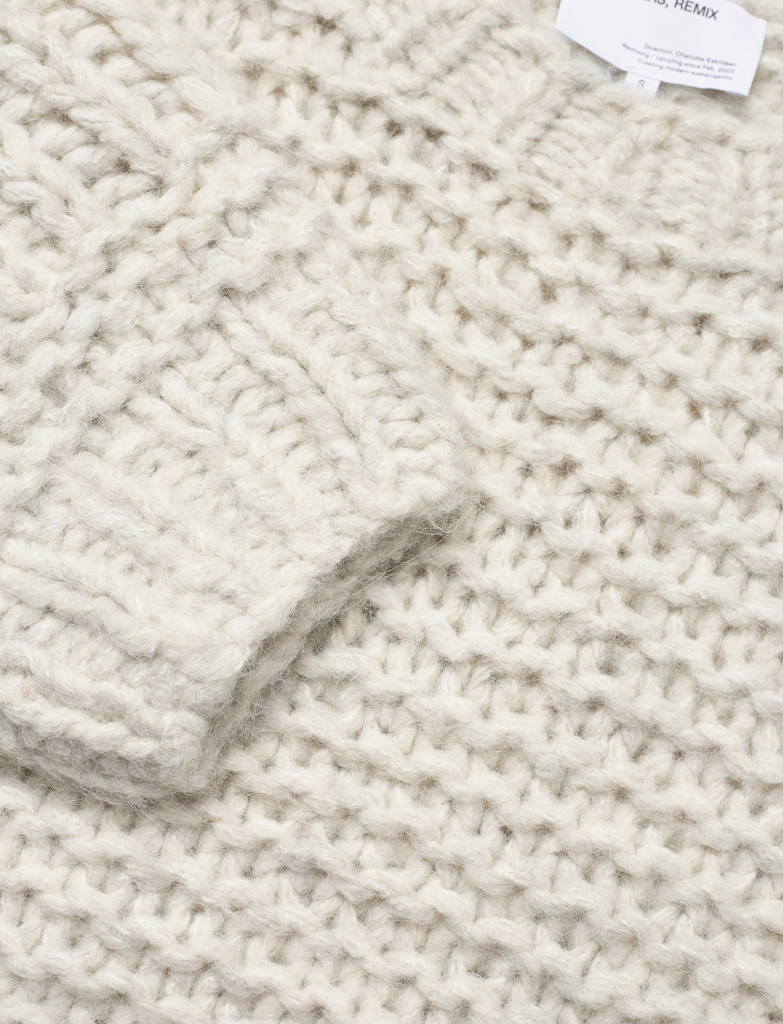 DESIGNERS, REMIX - Hertha Sleeve Sweater - oatmeal - 3