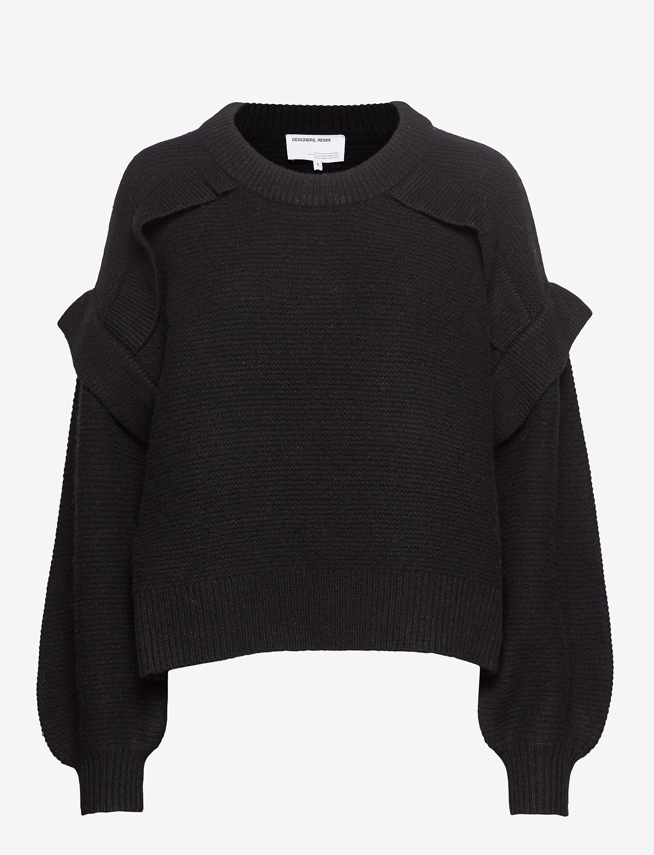 DESIGNERS, REMIX - Silvia Panel Sweater - black - 0
