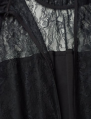 DESIGNERS, REMIX - Long ruffled lace dress - ballīšu apģērbs par outlet cenām - black - 4