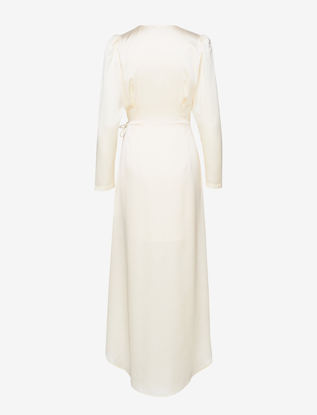 DESIGNERS, REMIX - Long ruffled wrap dress - cream - 1