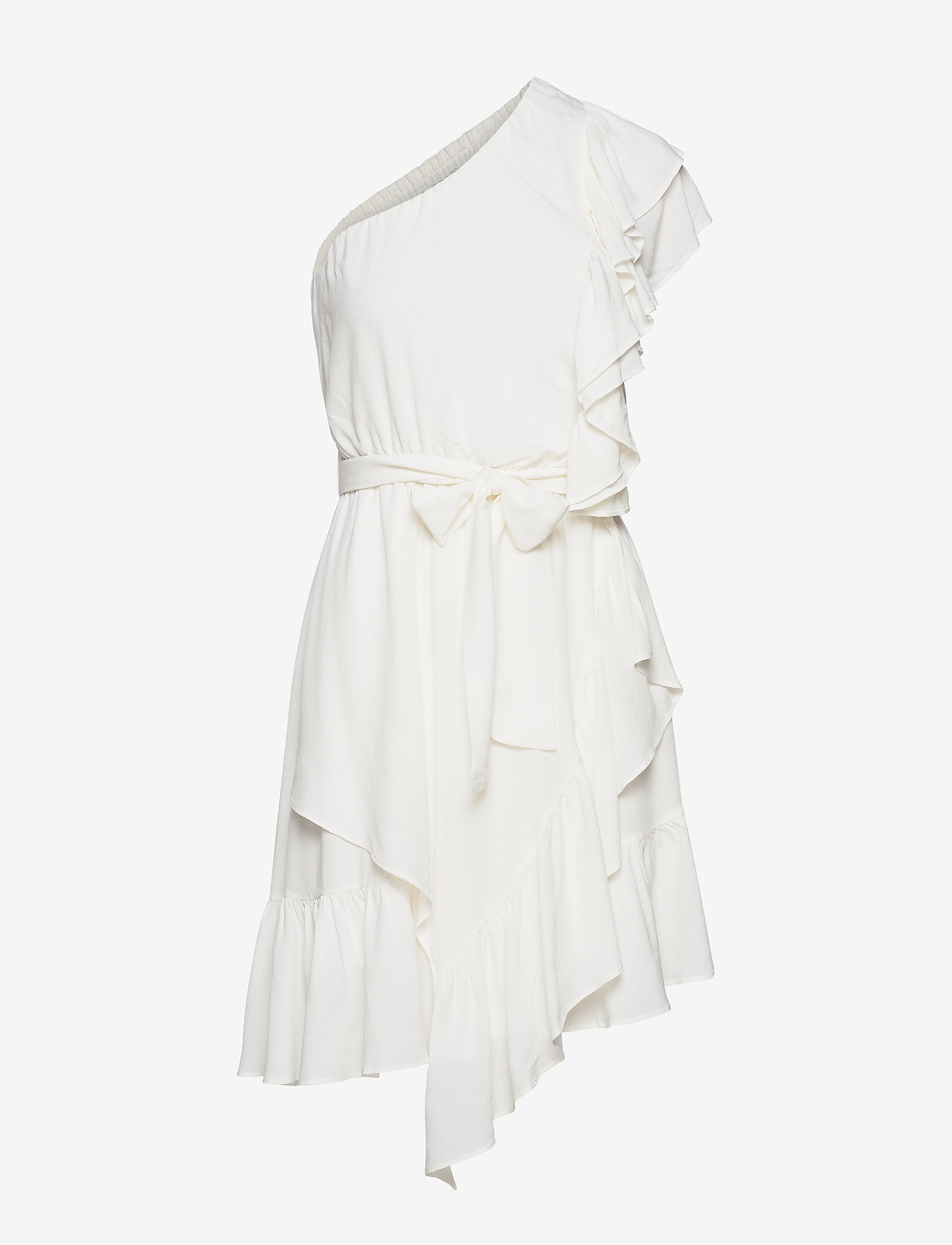 DESIGNERS, REMIX - Ruffled one-shoulder dress - cream - 0