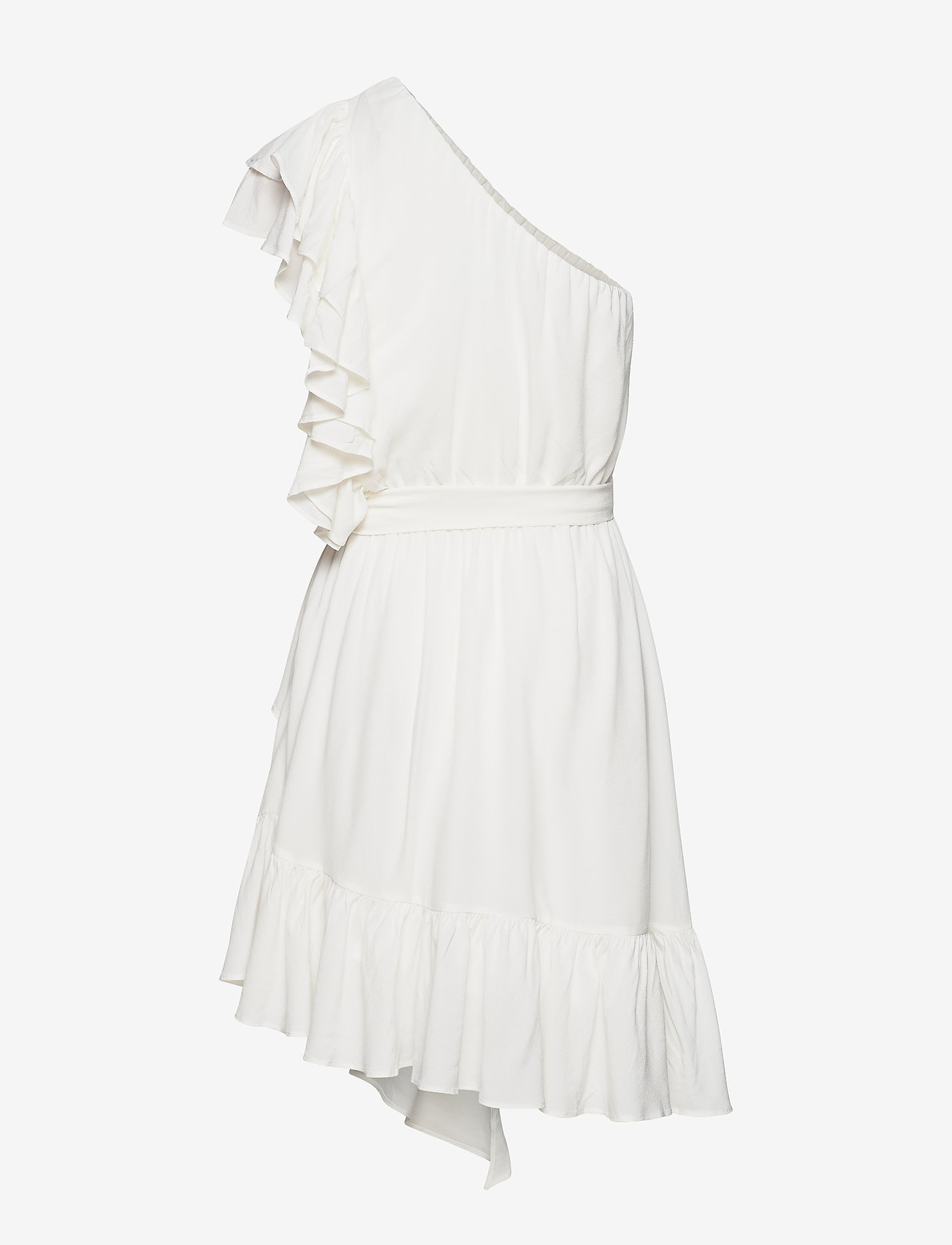 DESIGNERS, REMIX - Ruffled one-shoulder dress - cream - 1
