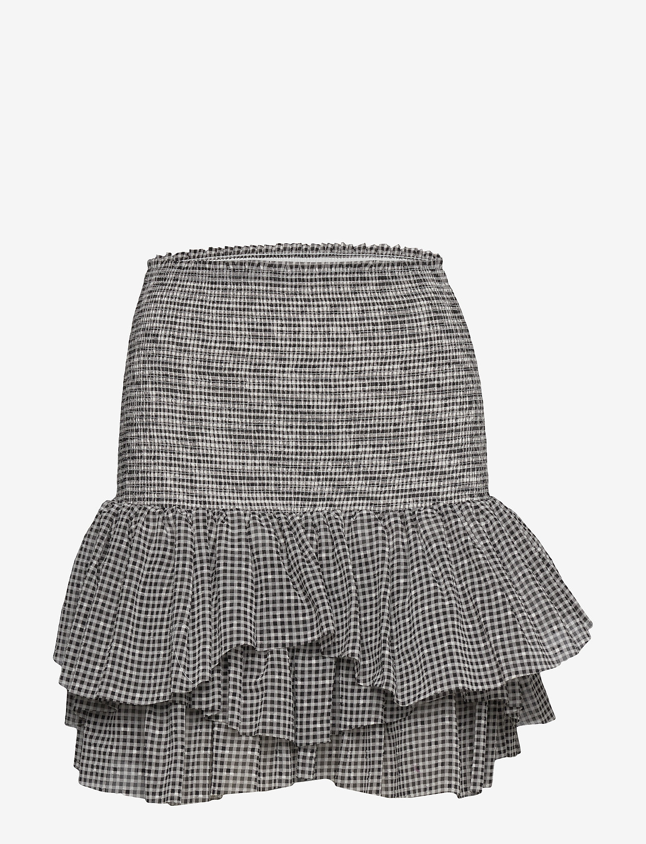 DESIGNERS, REMIX - Smocked ruffled mini skirt - print - 0