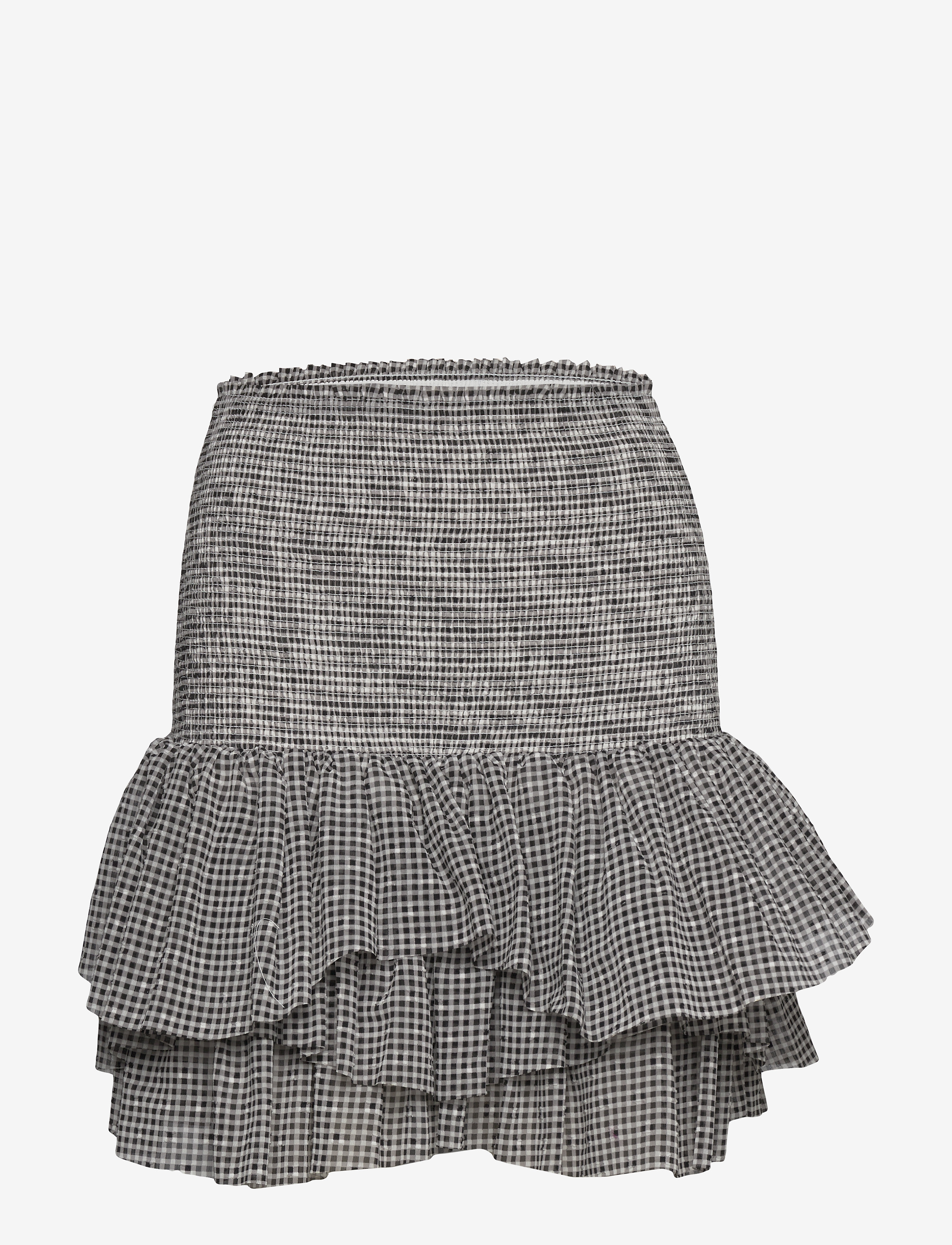 DESIGNERS, REMIX - Smocked ruffled mini skirt - print - 0