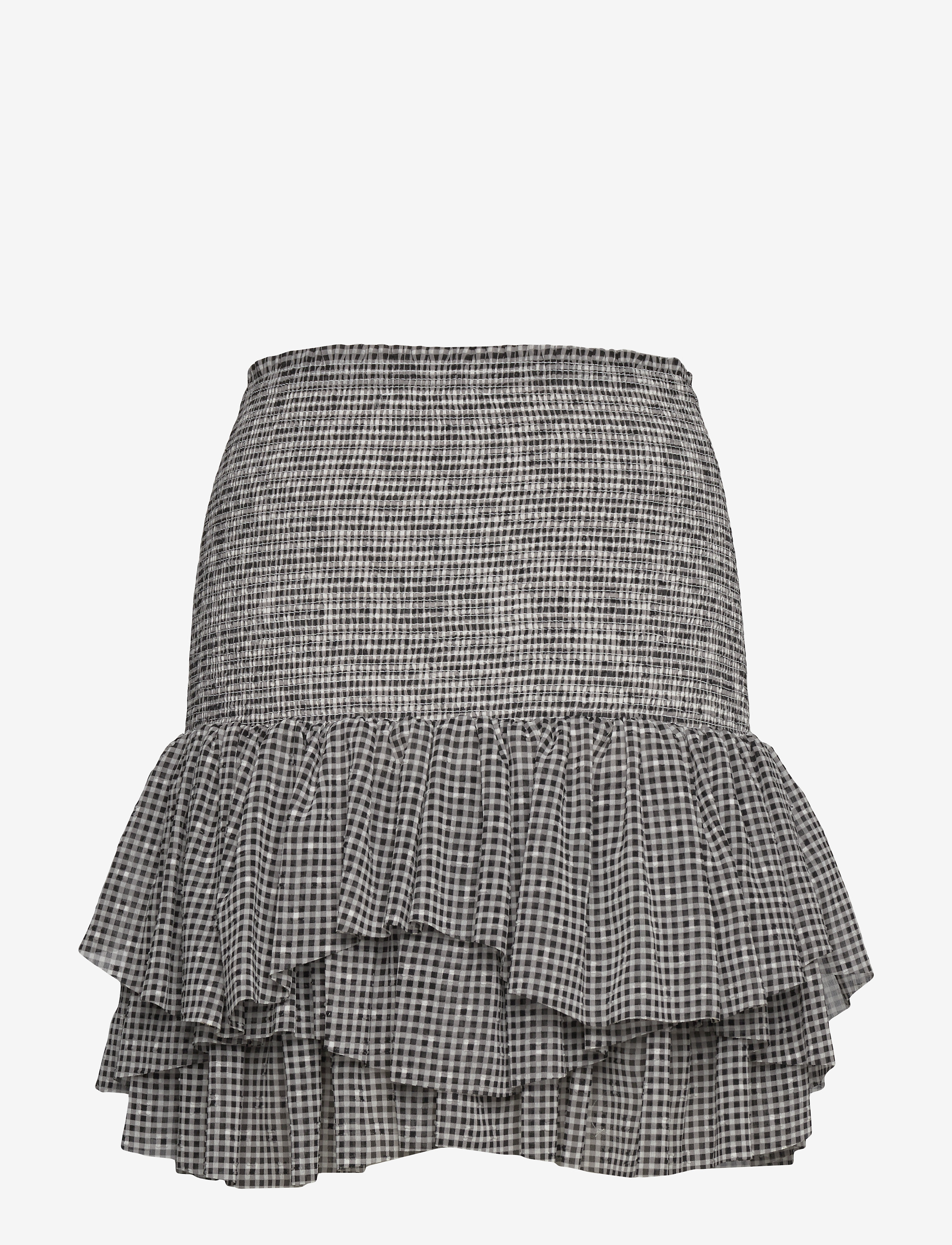 DESIGNERS, REMIX - Smocked ruffled mini skirt - print - 1