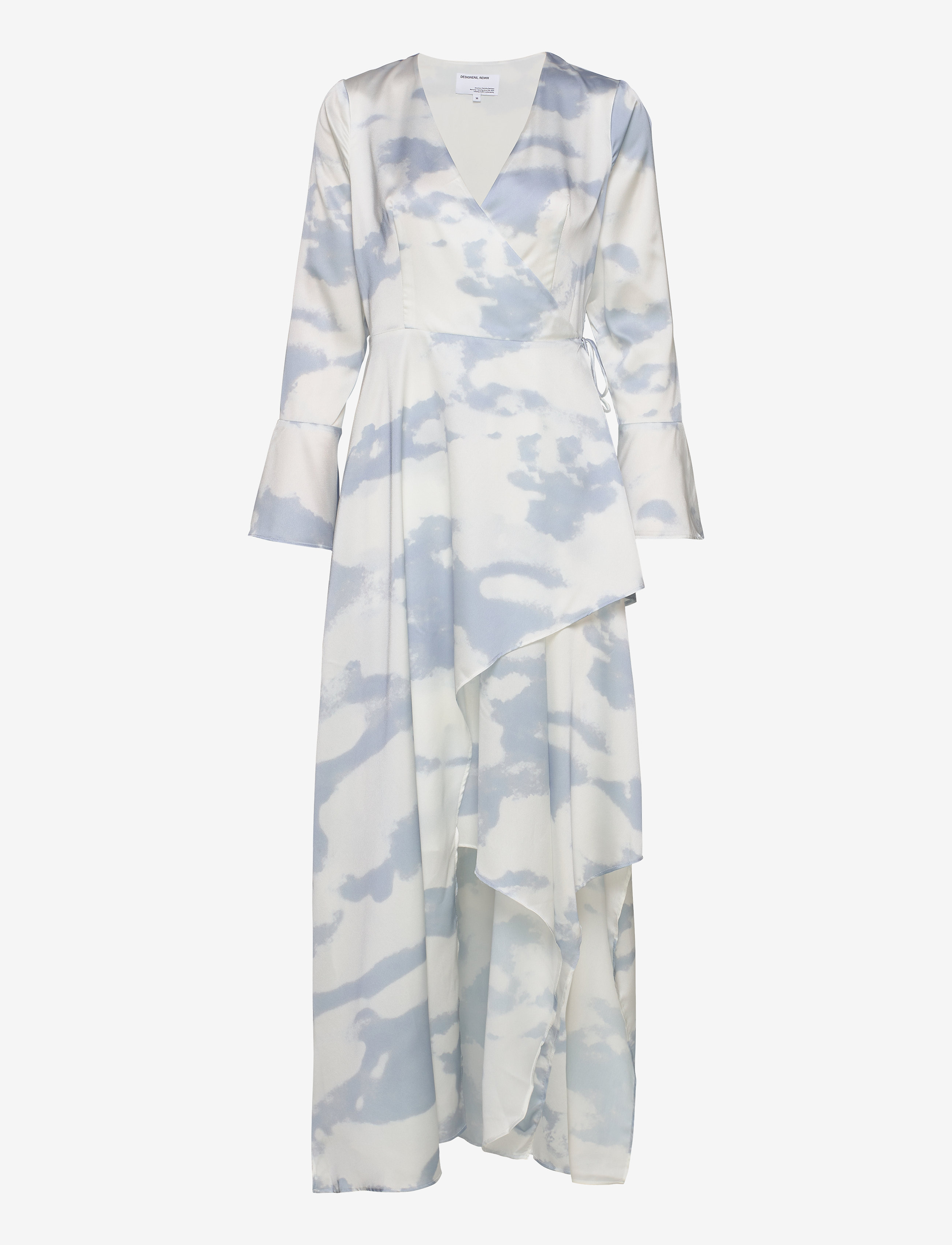 DESIGNERS, REMIX - Kacy Long Wrap Dress - print - 0