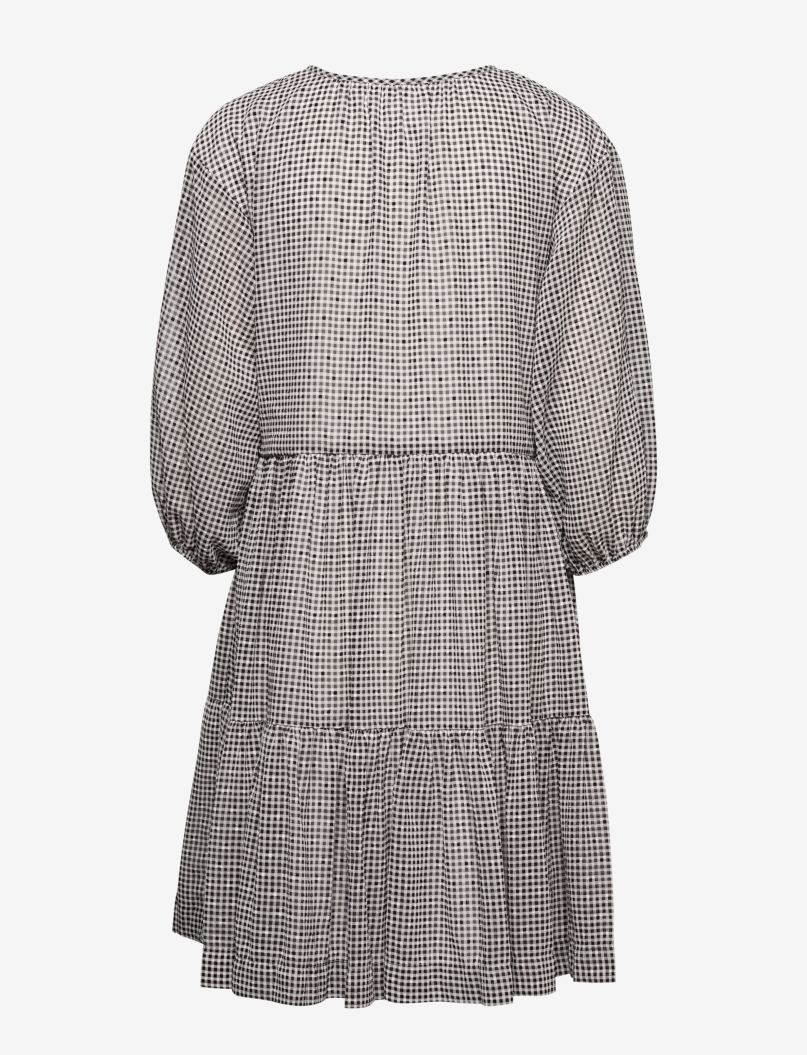 DESIGNERS, REMIX - Voluminous wrap dress - susiaučiamos suknelės - print - 1