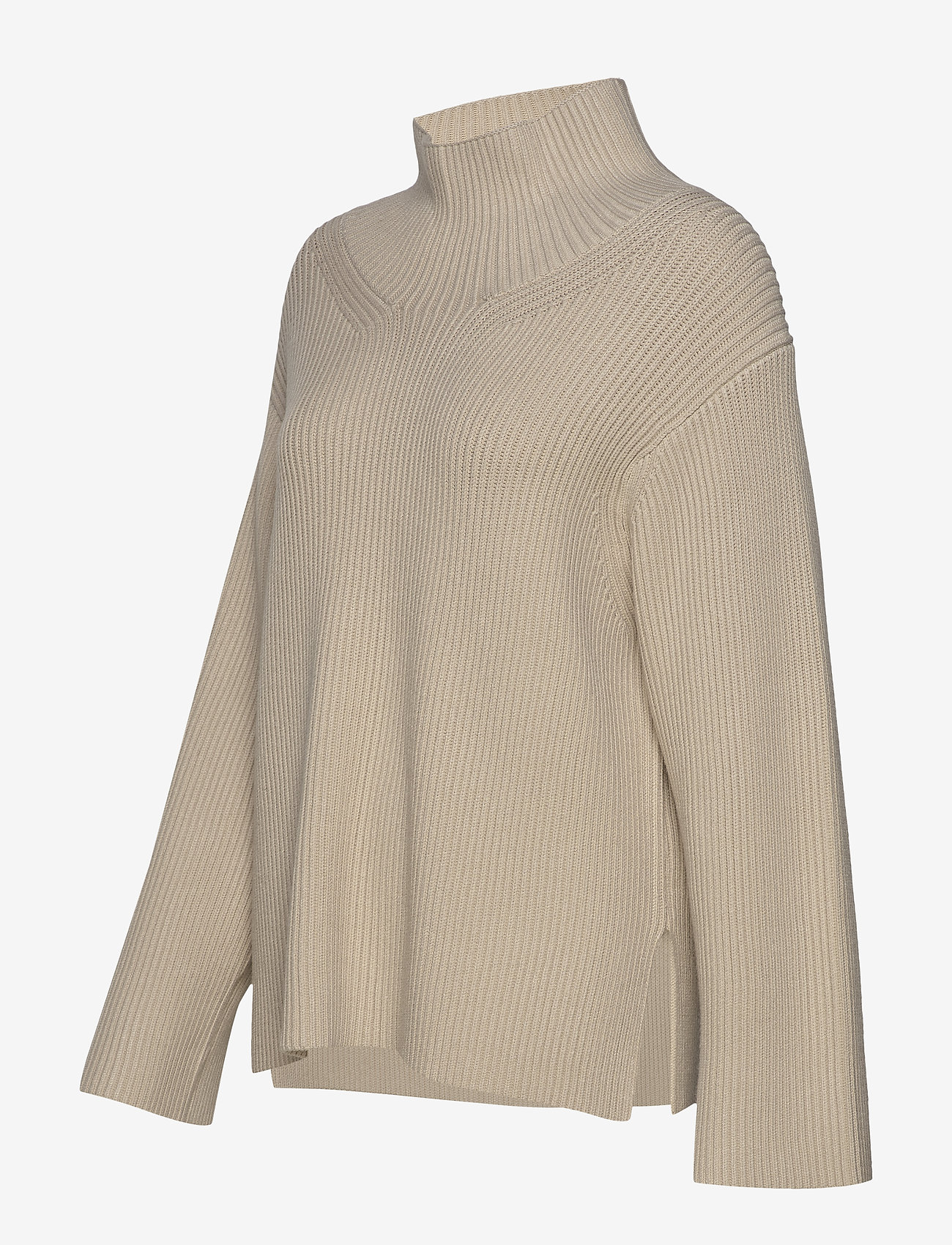 DESIGNERS, REMIX - Boxy high neck sweater - beige - 2