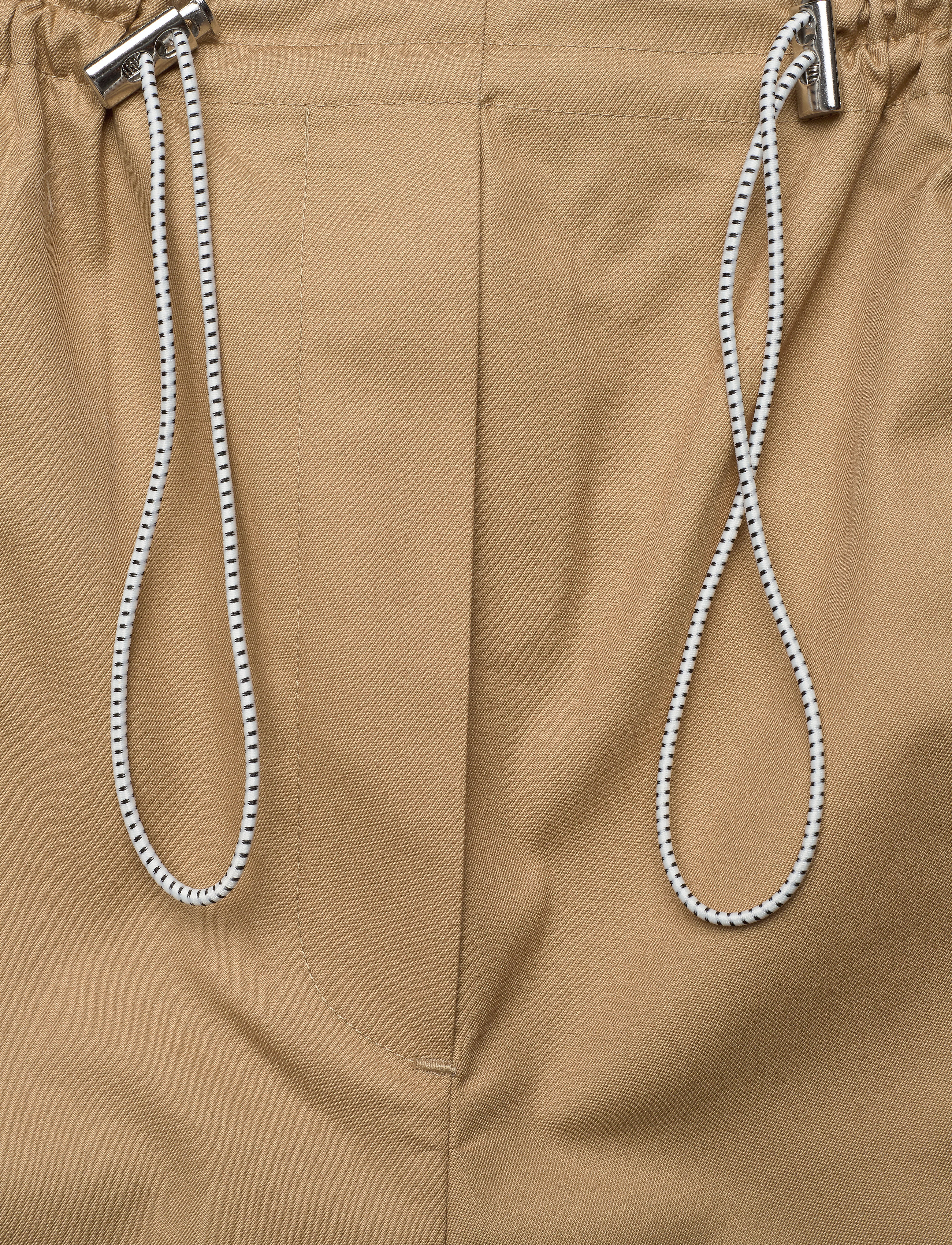 DESIGNERS, REMIX - High waist paperbag shorts - camel - 2