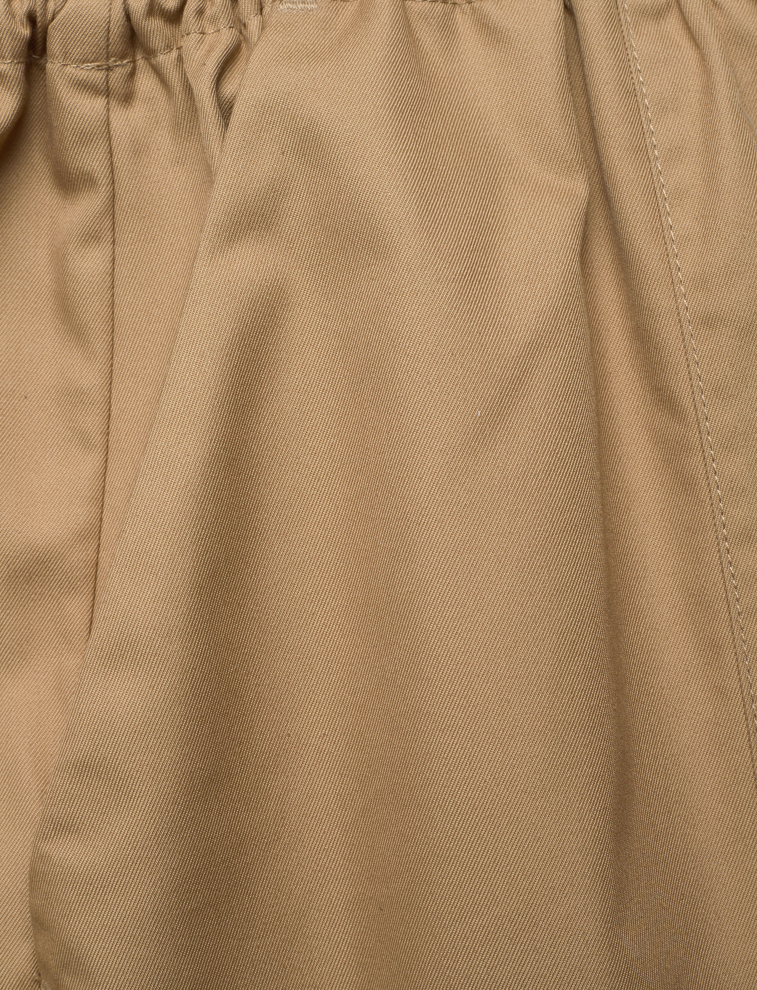 DESIGNERS, REMIX - High waist paperbag shorts - camel - 3