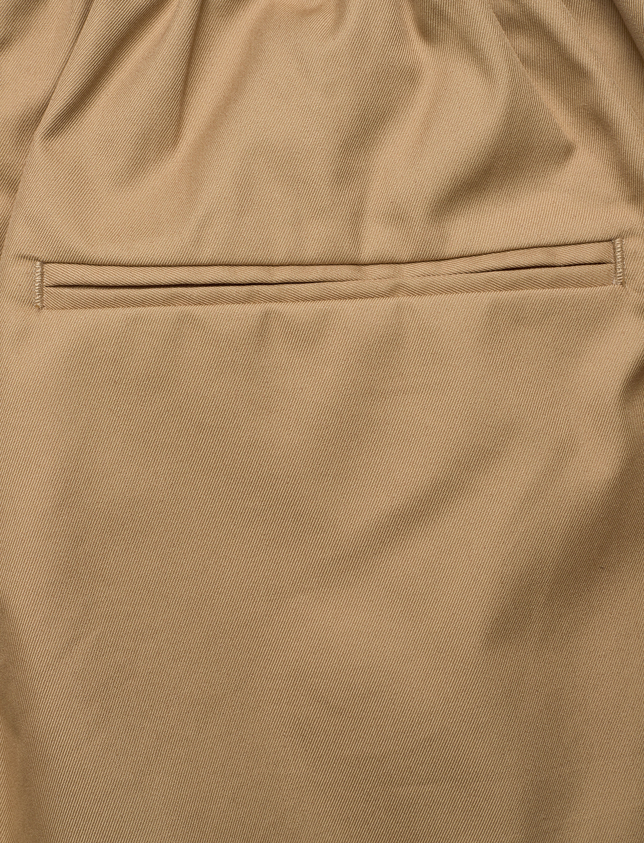 DESIGNERS, REMIX - High waist paperbag shorts - camel - 4