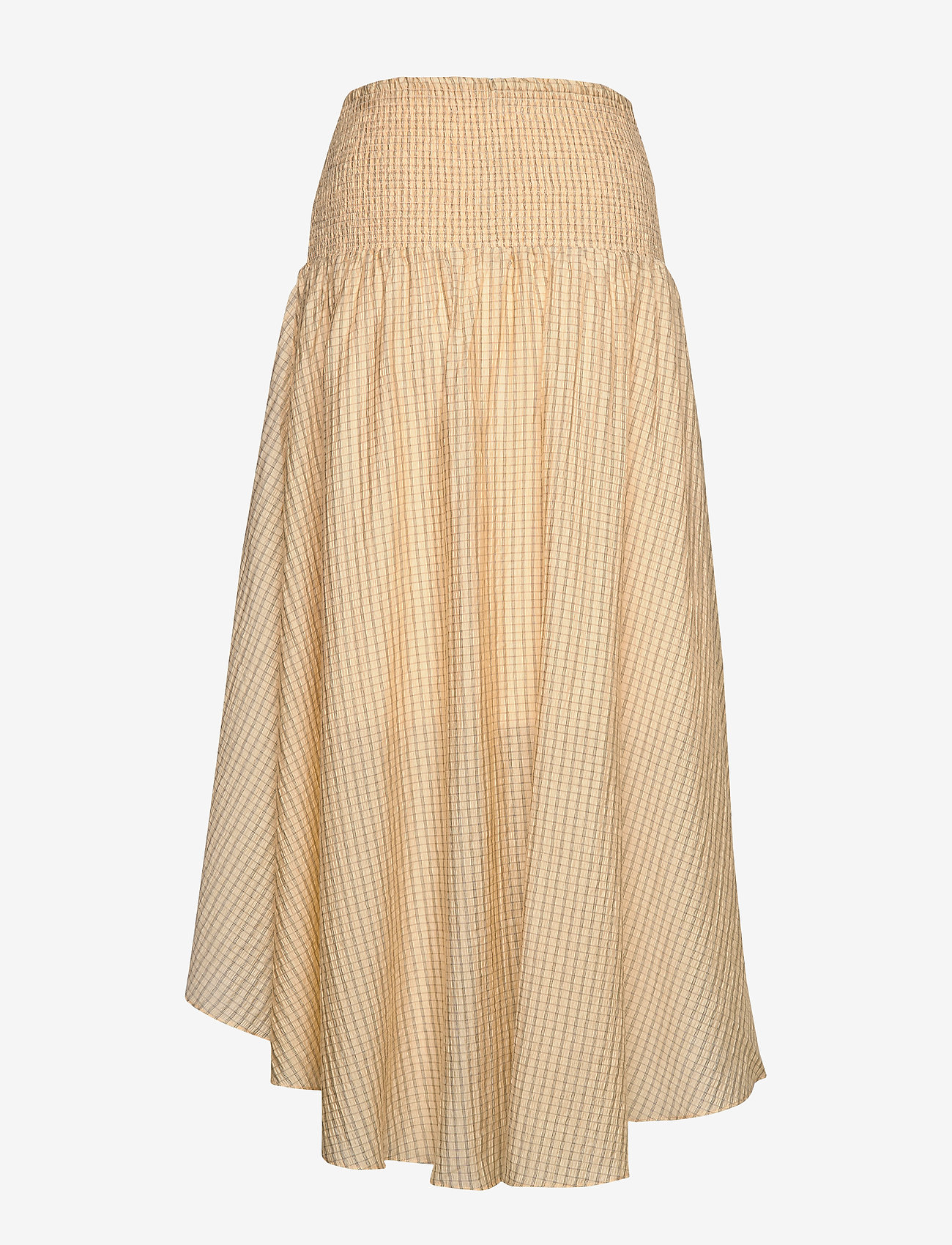 DESIGNERS, REMIX - Midi skirt with smocked waist - raw - 1