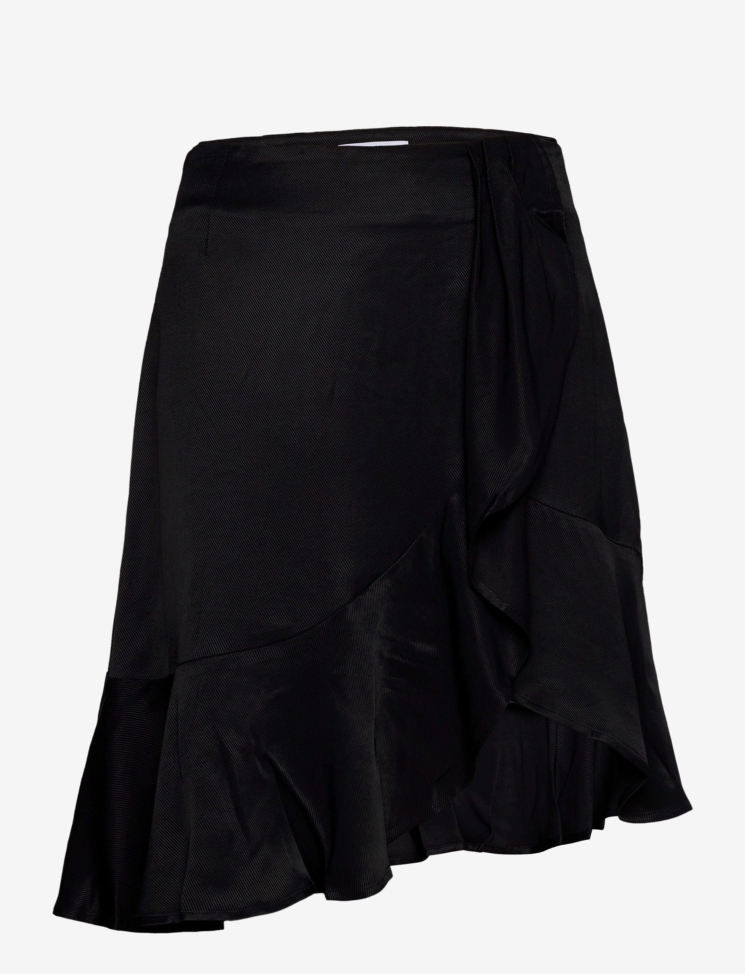 DESIGNERS, REMIX Frigg Ruffle Skirt - Vis alt - BLACK / black