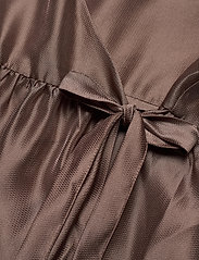 DESIGNERS, REMIX - Enola Wrap Dress - wrap dresses - taupe - 3
