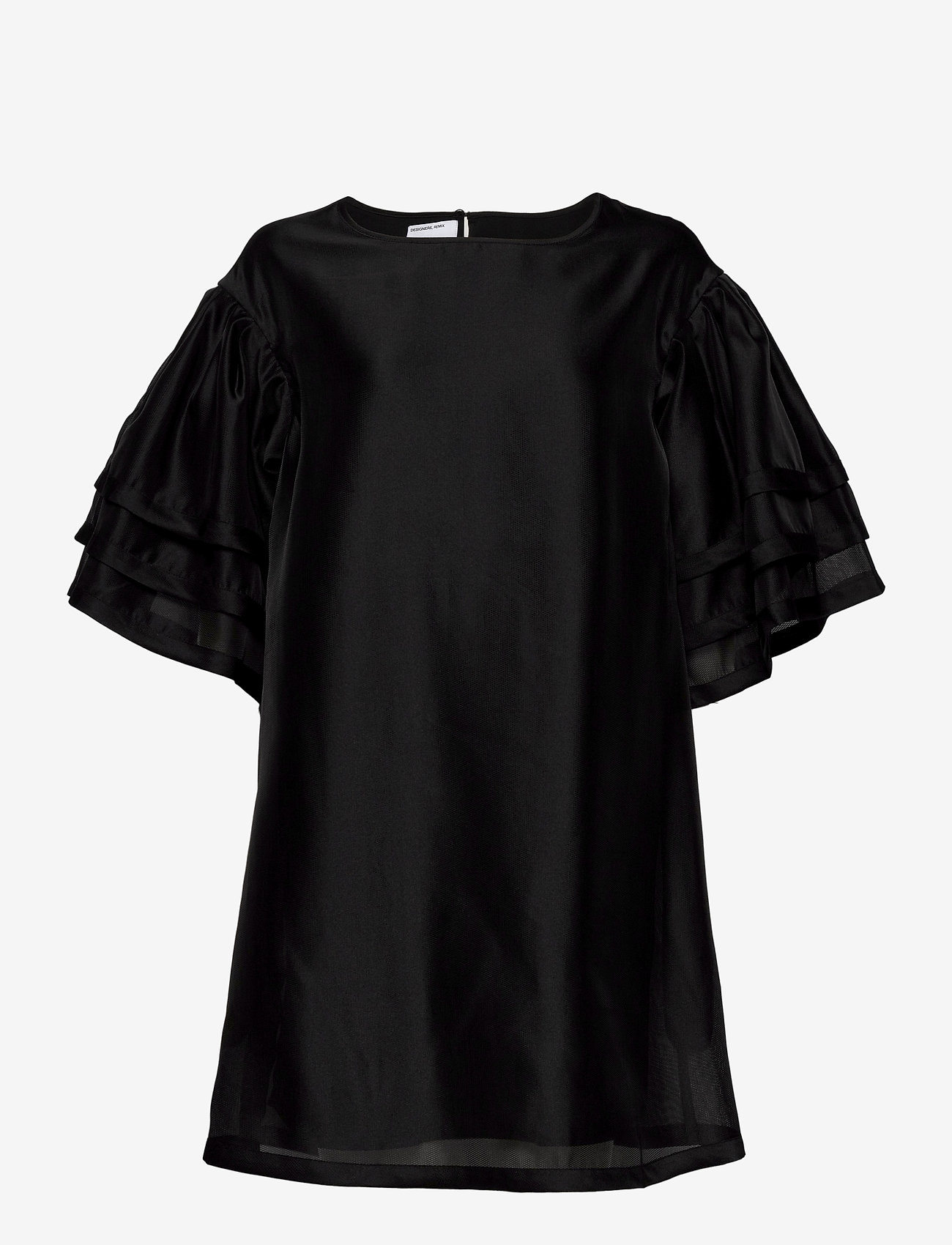 DESIGNERS, REMIX - Enola Sleeve Dress - kortærmede bluser - black - 0