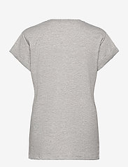 DESIGNERS, REMIX - Stanley Statement Tee - t-shirt & tops - light grey melange - 1