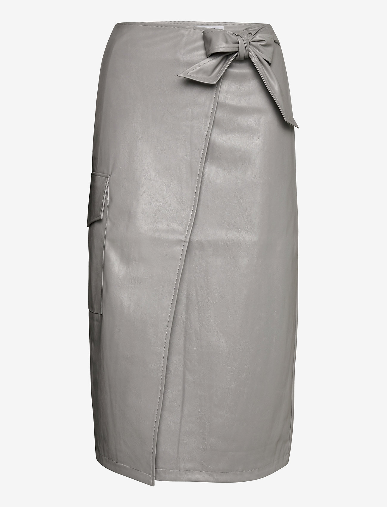 DESIGNERS, REMIX - Marie Wrap Skirt - slå-om-nederdele - grey - 0