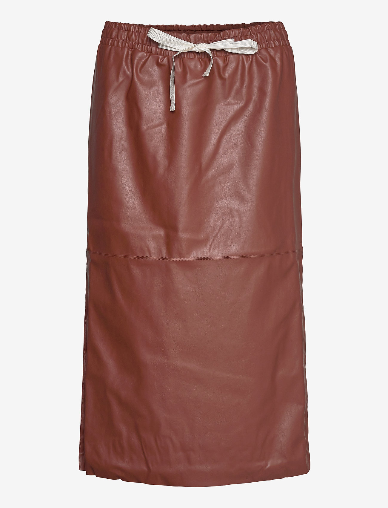 DESIGNERS, REMIX - Marie Midi Skirt - midi nederdele - brown - 0