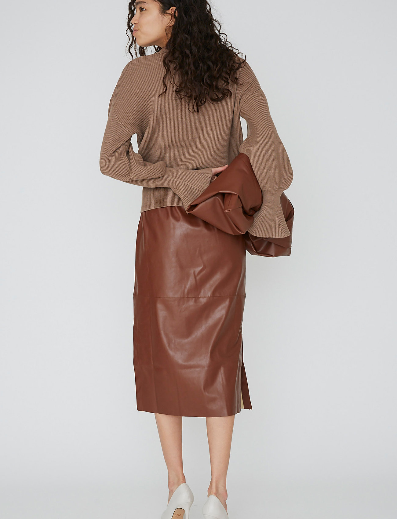 DESIGNERS, REMIX - Marie Midi Skirt - brown - 3