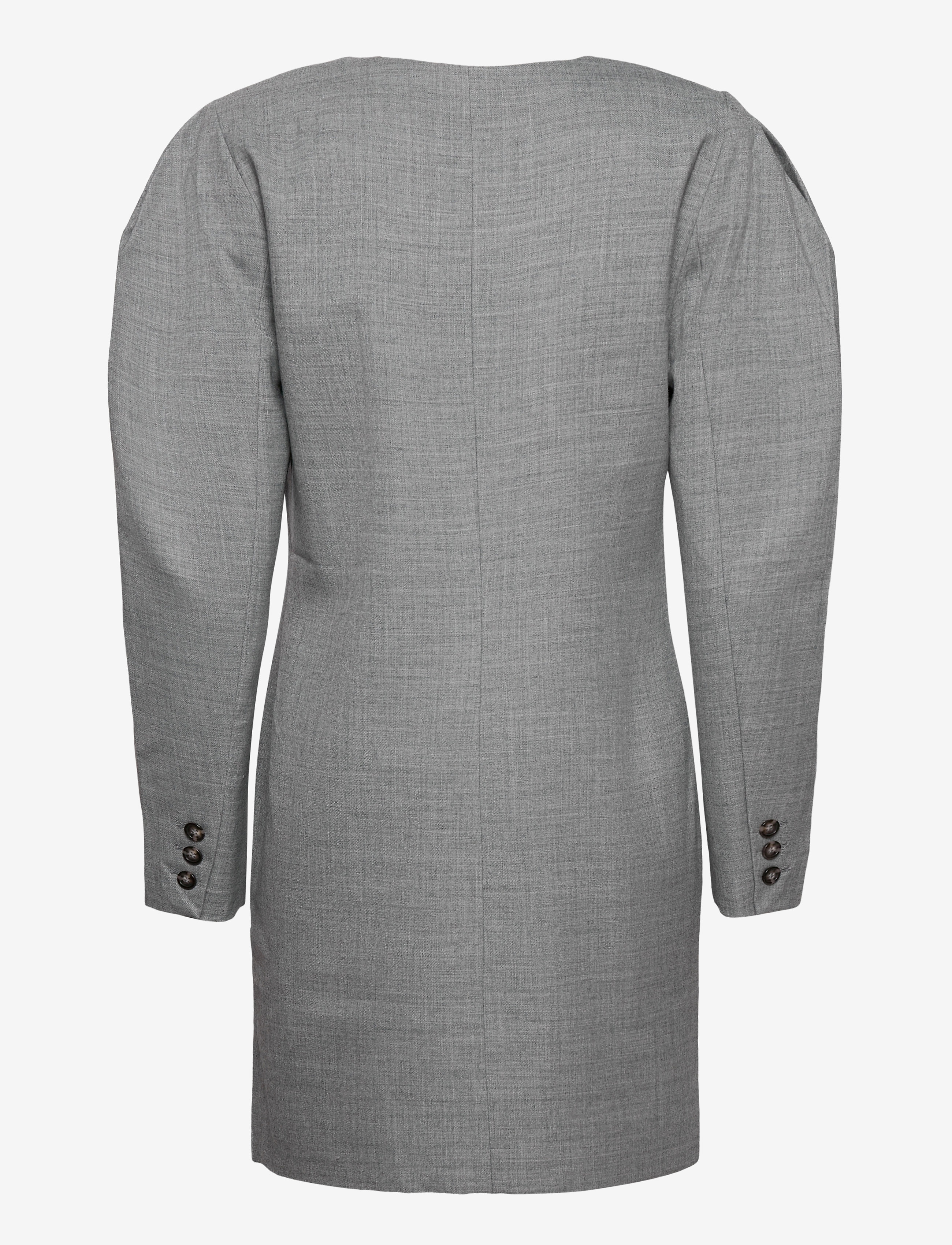 DESIGNERS, REMIX - Dallas V-Neck Dress - korte kjoler - light grey melange - 2