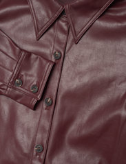 DESIGNERS, REMIX - Marie Sleeve Blouse - long-sleeved blouses - burgundy - 4