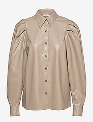 DESIGNERS, REMIX - Marie Sleeve Blouse - long-sleeved blouses - sand - 0