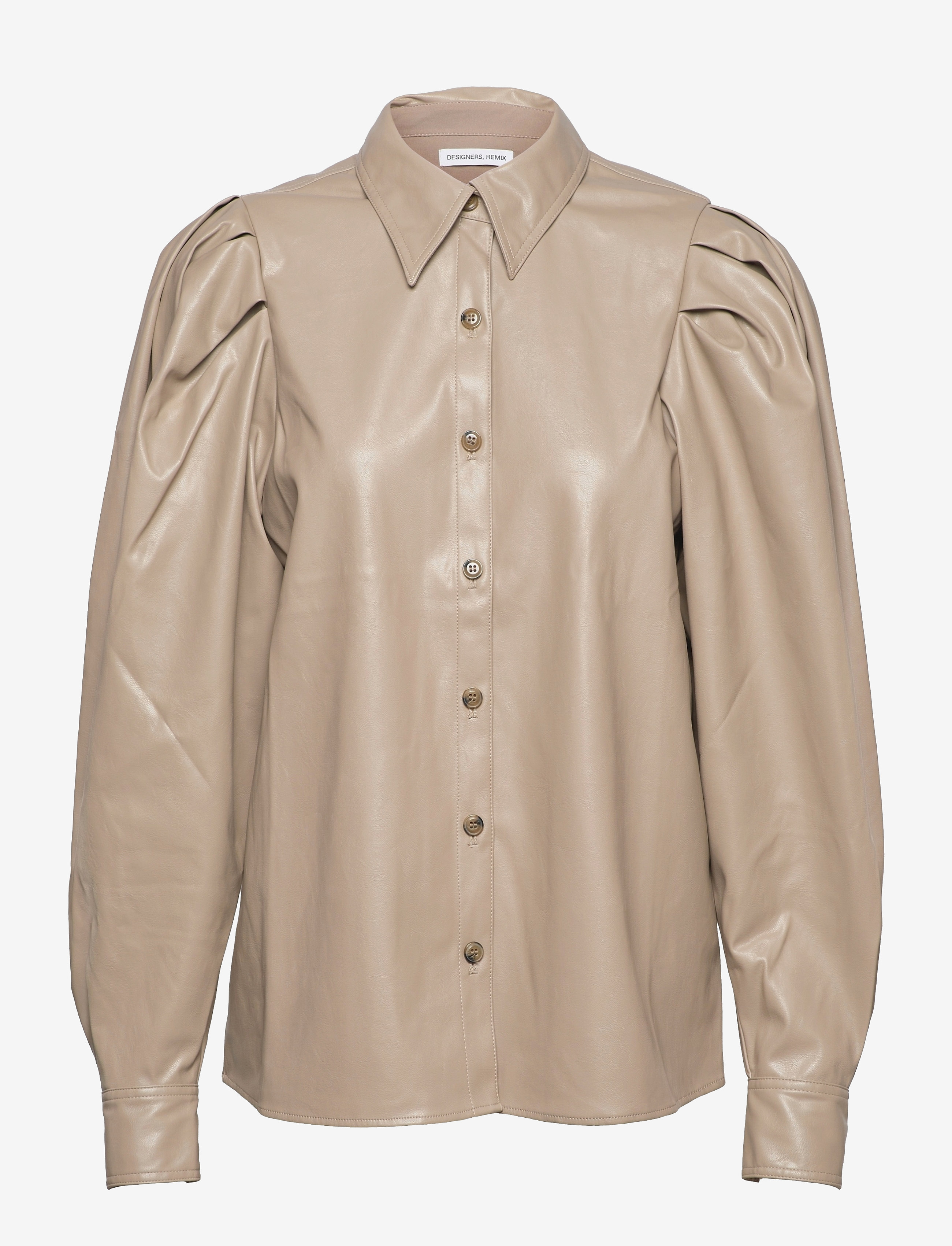 DESIGNERS, REMIX Marie Sleeve Blouse - Riided - SAND / cream