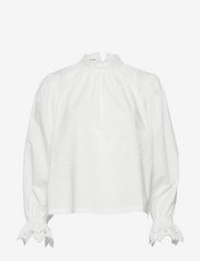 DESIGNERS, REMIX - Sandra Lace Blouse - langærmede bluser - cream - 0