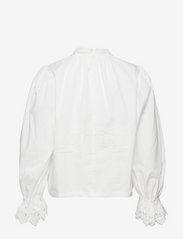 DESIGNERS, REMIX - Sandra Lace Blouse - long-sleeved blouses - cream - 1
