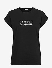 DESIGNERS, REMIX - Stanley Glamour Tee - t-shirt & tops - black - 0