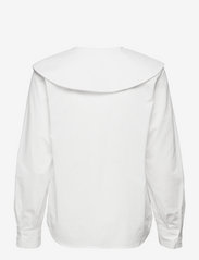 DESIGNERS, REMIX - Sandra Big Collar Shirt - long-sleeved blouses - cream - 1