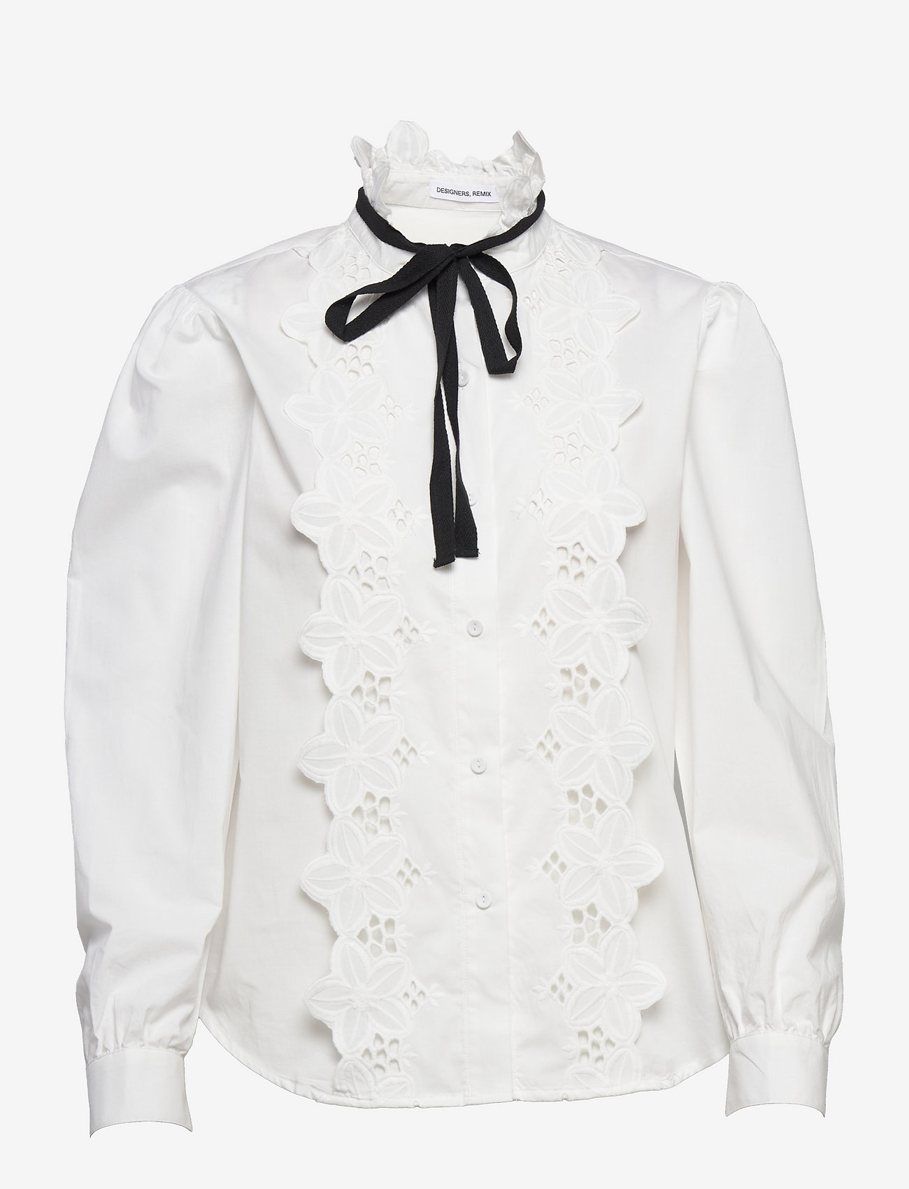 DESIGNERS, REMIX - Sandra Bow Shirt - cream - 0