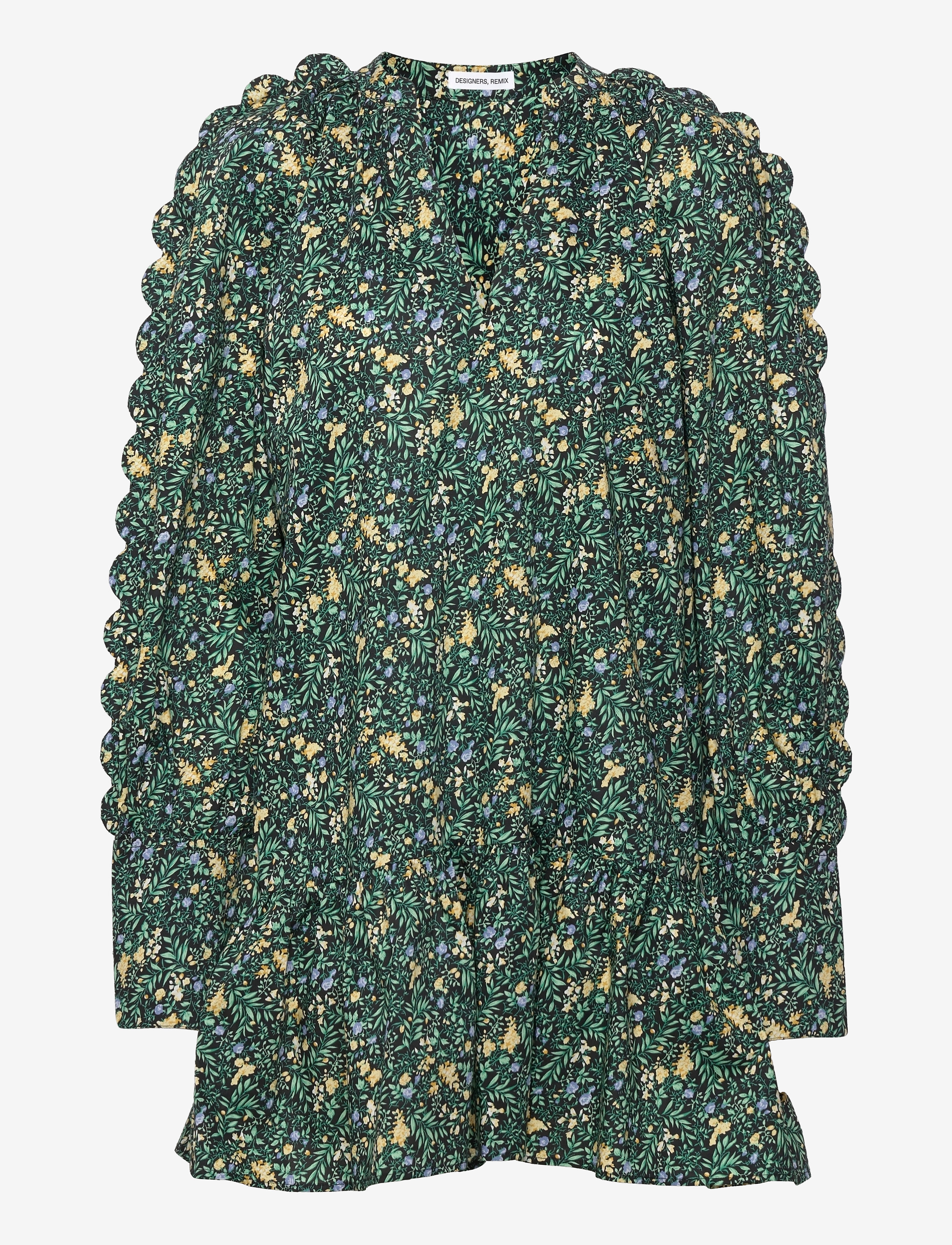 DESIGNERS, REMIX Sandra Scallop Dress - Kjoler - PRINT / multi