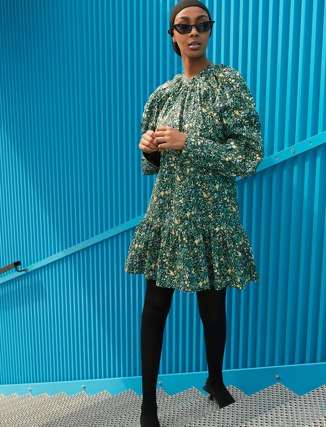 DESIGNERS, REMIX Sandra Scallop Dress, 34, Multi/patterned, Kjoler > Kort Kjole, Dame