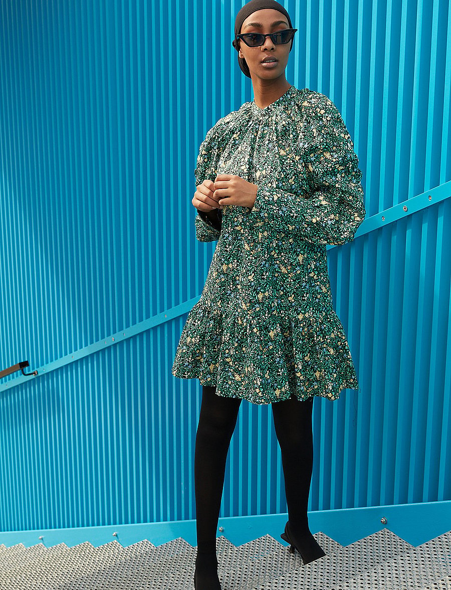 DESIGNERS, REMIX - Sandra Scallop Dress - kurze kleider - print - 0