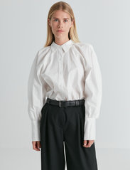 DESIGNERS, REMIX - Sandra Scallop Blouse - long-sleeved blouses - cream - 2
