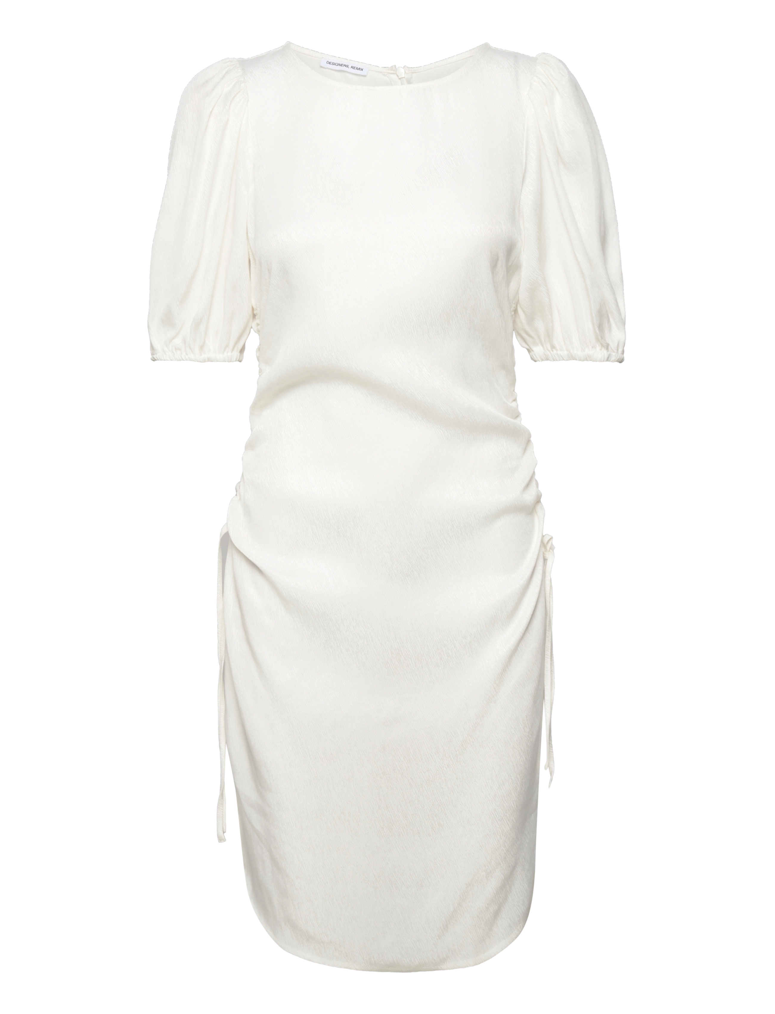 DESIGNERS, REMIX Alice Tie Dress - Tøj - CREAM / white