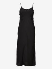 DESIGNERS, REMIX - Valerie Back Drape Dress - slip dresses - black - 0
