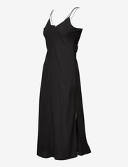 DESIGNERS, REMIX - Valerie Back Drape Dress - slip dresses - black - 3